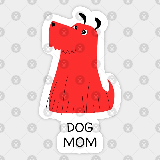 Dog mom Sticker by cheesefries